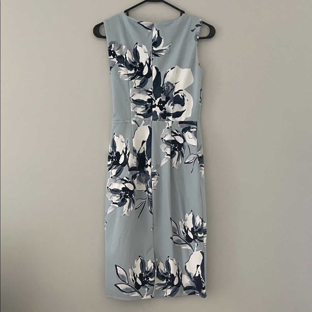 Enfocus Studio Floral Midi Dress‎ - Blue and White - Picture 5 of 13